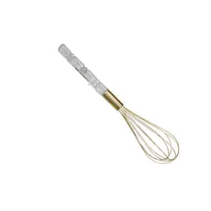 מטרפה נירוסטה מוזהבת אורך 35 ס"מ ידית אקרילית