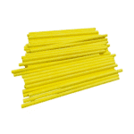 מקל צבעוני צהוב 10 ס"מ 50 יחידות
