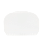 קלף משונן פלסטיק 14-10 סמ לבן