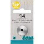 צנטר על כרטיס תצוגה -כוכב פתוח # 14