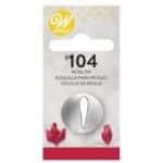 צנטר 104 על כרטיס תצוגה - עלה כותרת #