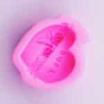 תבנית סילקון הטבעה קופסא לב