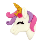 ראש חד קרן ורוד סגול