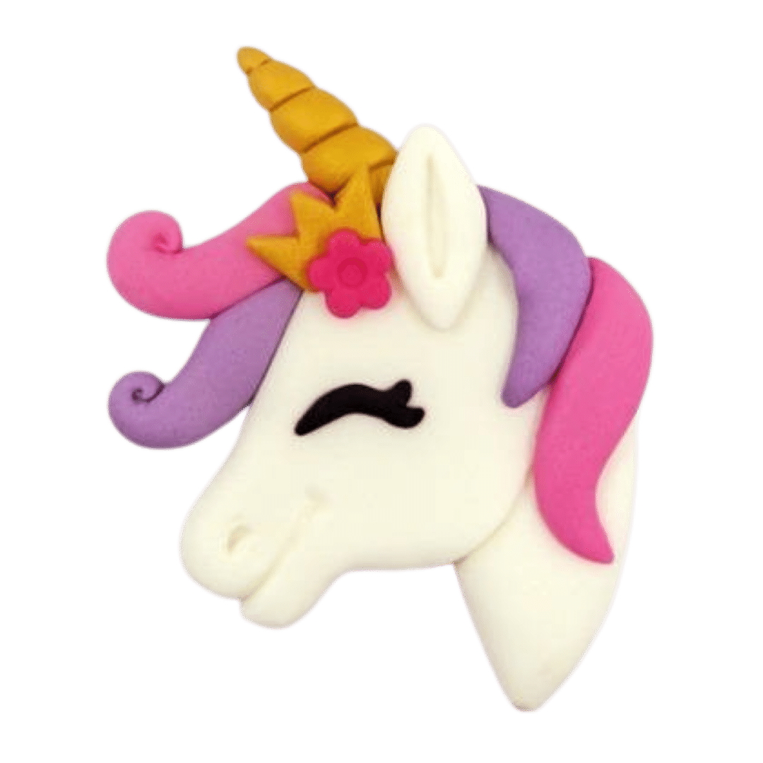 ראש חד קרן ורוד סגול – תמונה 1