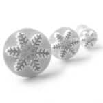 סט 3 חותכני קפיץ שלג