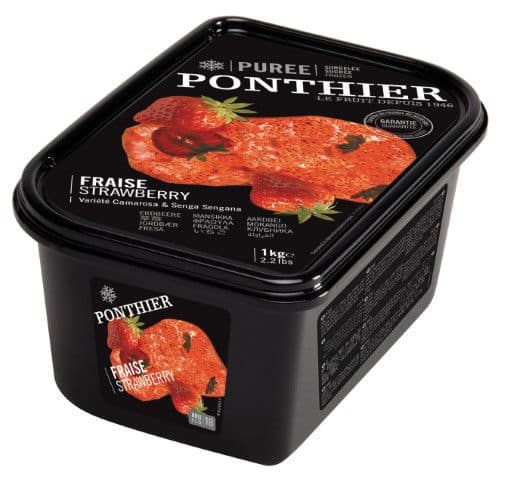 מחית תות קפואה 1 ק"ג ponthier – תמונה 1