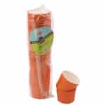 חבילת 40 עטרות קרטון לאפיה 6/4.6 ס”מ-כתום