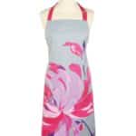 סינר אפור עם פרח