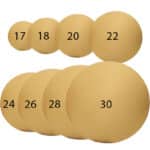 תחתית דקה זהב/כסף ק-30 סמ