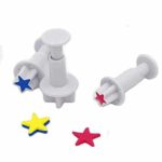 סט 3 חותכני כוכב פלסטיק