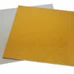 תחתית פוקר ריבוע 34*34 זהב/כסף