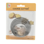 סט 5 חותכני עיגול מתכת