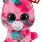 בובת TY עניים גדולות S חד קרן ורוד תכלת