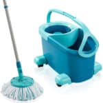 ערכת ניקוי CLEAN TWIST Disc Mop Ergo mobile כוללת דלי+מנגנון סחיטה+מוט+גלגלים+ראש מגב עם דיסק מיקרופייבר Duo לנקיון מג