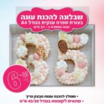 שבלונה מפלסטיק בגודל A4 מס 6