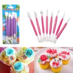 סט 8 כלי כיור/פיסול פלסטיק על סליסטר