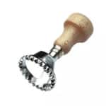 חותמת בצק עגול בינוני ידית עץ