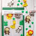 סוכריות לקישוט על מקל חיות ג'ונג'ל