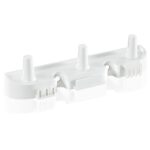 אירגונית תלית אביזרים מסדרת Click System לחיסכן במקום אחסון מאפשר תליה של 2 מוטות , 3 אביזרים, מטליות רזרביות מגיע עם בר