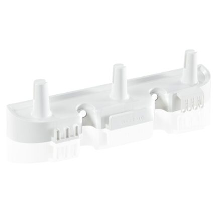 אירגונית תלית אביזרים מסדרת Click System לחיסכן במקום אחסון מאפשר תליה של 2 מוטות , 3 אביזרים, מטליות רזרביות מגיע עם בר