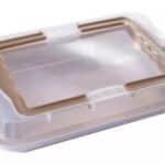 תבנית אפייה מלבנית 4.5*23*36 עם מכסה ROSO GLAZE