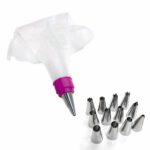 סט זילוף 12 צנטרים + מתאם פוליקרבונט + שק זילוף סיליקון 35 סמ