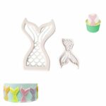 סט 2 חותכני זנב בת הים גדול וקטן