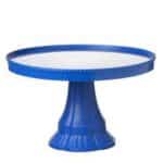 סטנד פלסטי לעוגה ק-32.5 ג-19 סמ כחול כהה