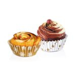 קאפקייקס צבעוניים כוכבים 4 ס"מ 100 יח'