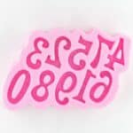 תבנית סיליקון מספרים מיני