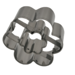 חותכן פרח כפול 6 ס"מ