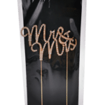 כרזה לעוגה יהלומים MR/MS זהב