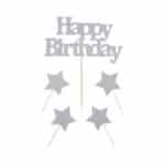 טופר + קיסמים HB כוכבים כסף