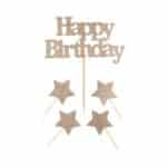 טופר + קיסמים HB כוכבים זהב