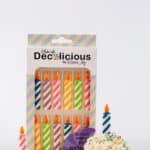 קישוטים אכילים נרות יום הולדת