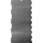 קלף נירוסטה 25*11 טקסטורה 2 צדדים משוננים