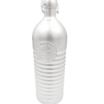 בקבוק זכוכית הרמטי צבעוני עם מכסה 1 ל'