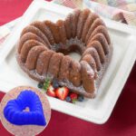 תבנית סילקון לב מקושט קוטר 30 ס"מ