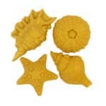 קונכיות זהב מבצק סוכר