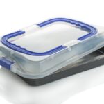 תבנית אפיה מלבנית 36-24 ע-5 סמ נונסטיק עם מכסה roso glazae