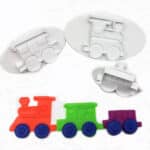 סט חותכני רכבת עם קפיץ וטקסטורה