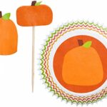 סט מנג'טים 5 ס"מ + טופר קיסם דלעת 24 יח' Wilton ארה"ב