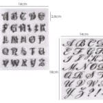 הטבעה אותיות אנגלית