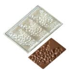 תבנית שוקולד פוליקרבונט 3 טבלאות ריקועים משולשים שבר קריסטל
