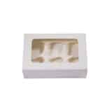 אריזה ל-6 קאפקייקס קוטר 6.5 א-24 ר-16 ג-9.5 מס