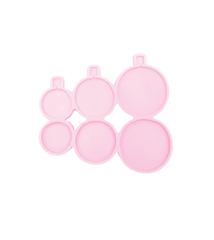 ⁦תבנית סיליקון ליצירת שלושה עיגולים שטוחים 3,4,5, סמ⁩ – תמונה ⁦4⁩