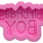 תבנית סיליקון הטבעה בירסדיי גירל 1.5-6.3-9.7 סמ