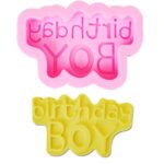 תבנית סיליקון הטבעה Boy birthday