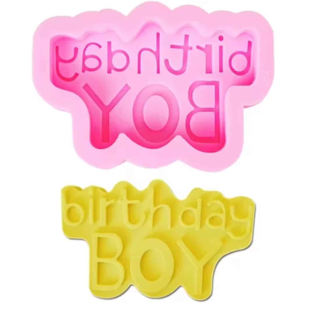 תבנית סיליקון הטבעה Boy birthday – תמונה 1