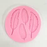 תבנית סיליקון הטבעה עלה נוצה